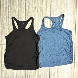Maternity 2 Gapbody breathe racerback tanks size M
